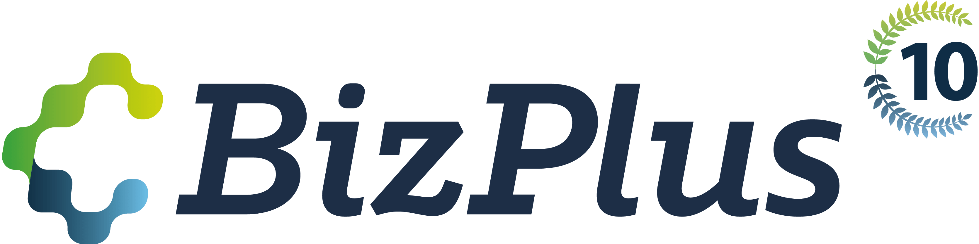Logo 10 jaar BizPlus